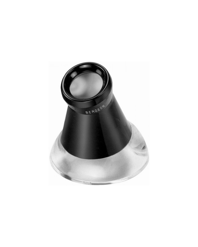 BERGEON 6091 – Loupe à poser de contrôle 5x avec réglette