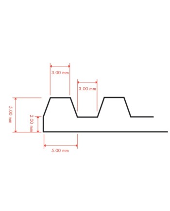 HOROTEC – Tapis à rainures en silicone
