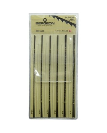 BERGEON 6651-ASS – Assortiment de 72 lames de scie