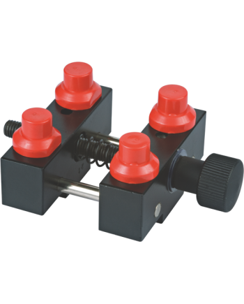 ECO – Porte-boîtes en aluminium noir – Ouverture 60 mm