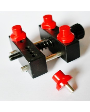 ECO – Porte-boîtes en aluminium noir – Ouverture 60 mm