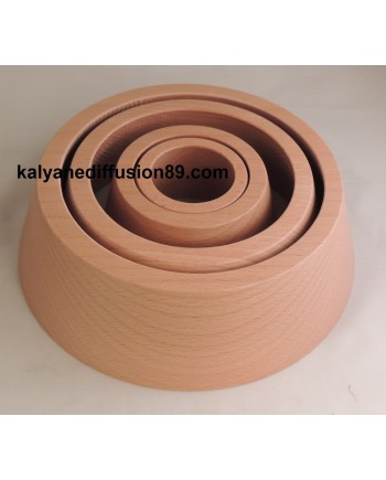 BERGEON 30045 – Assortiment de 4 porte-pièces en bois