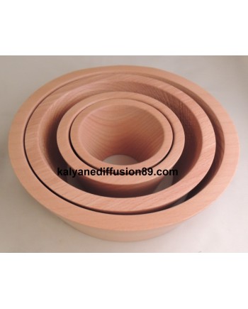 BERGEON 30045 – Assortiment de 4 porte-pièces en bois