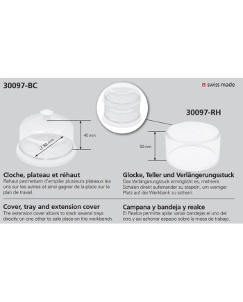 BERGEON 30097-BC – Plateau de démontage et cloche