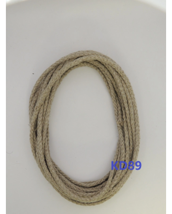 Corde tressée en chanvre naturel 5 mètres