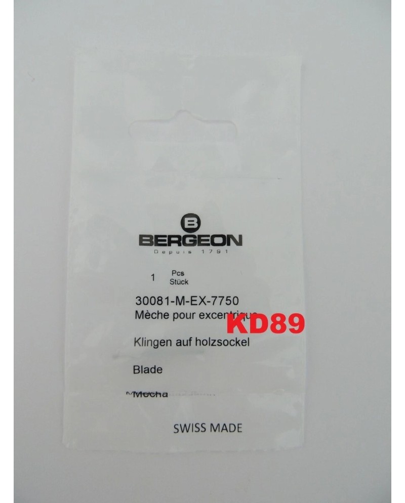 BERGEON 31081-M-EX-7750 – Mèche pour excentrique ETA Valjoux 7750