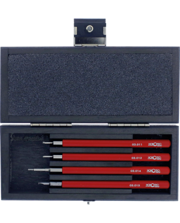 HOROTEC 03.019 – Assortiment en coffret de 4 outils spécialisés