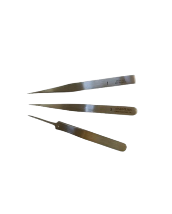 ECO - Assortiment de 3 brucelles N°1, N°3, N°5