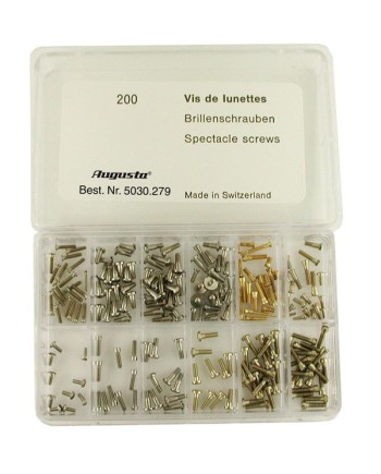 Assortiment de 200 vis pour lunettes de montres - AUGUSTA