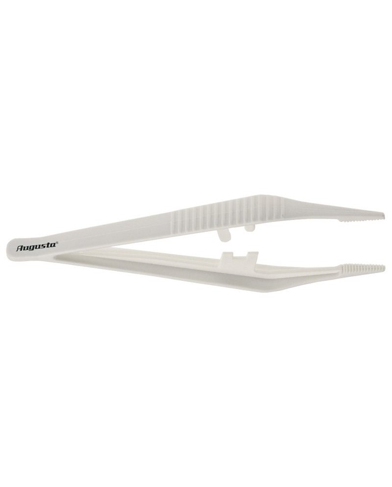 AUGUSTA - Brucelles en plastique bleue ou blanche 85 mm