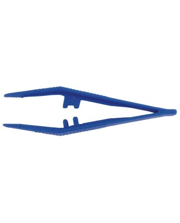 AUGUSTA - Brucelles en plastique bleue ou blanche 85 mm