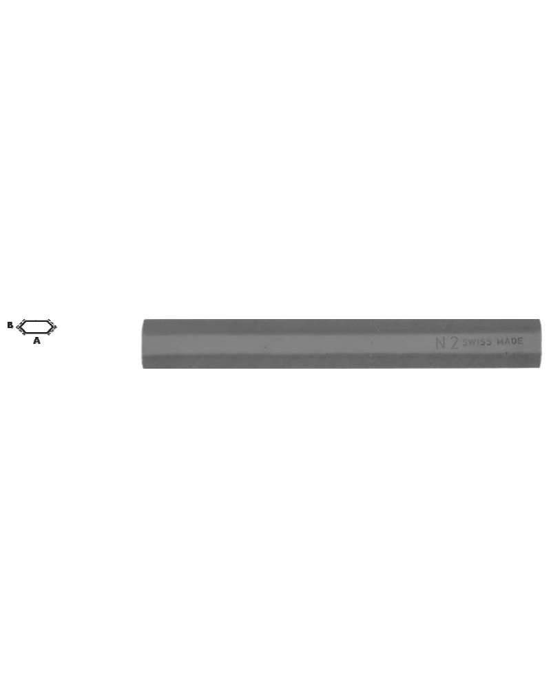 VALLORBE - Lime de précision à fendre sans queue largeur 9 mm