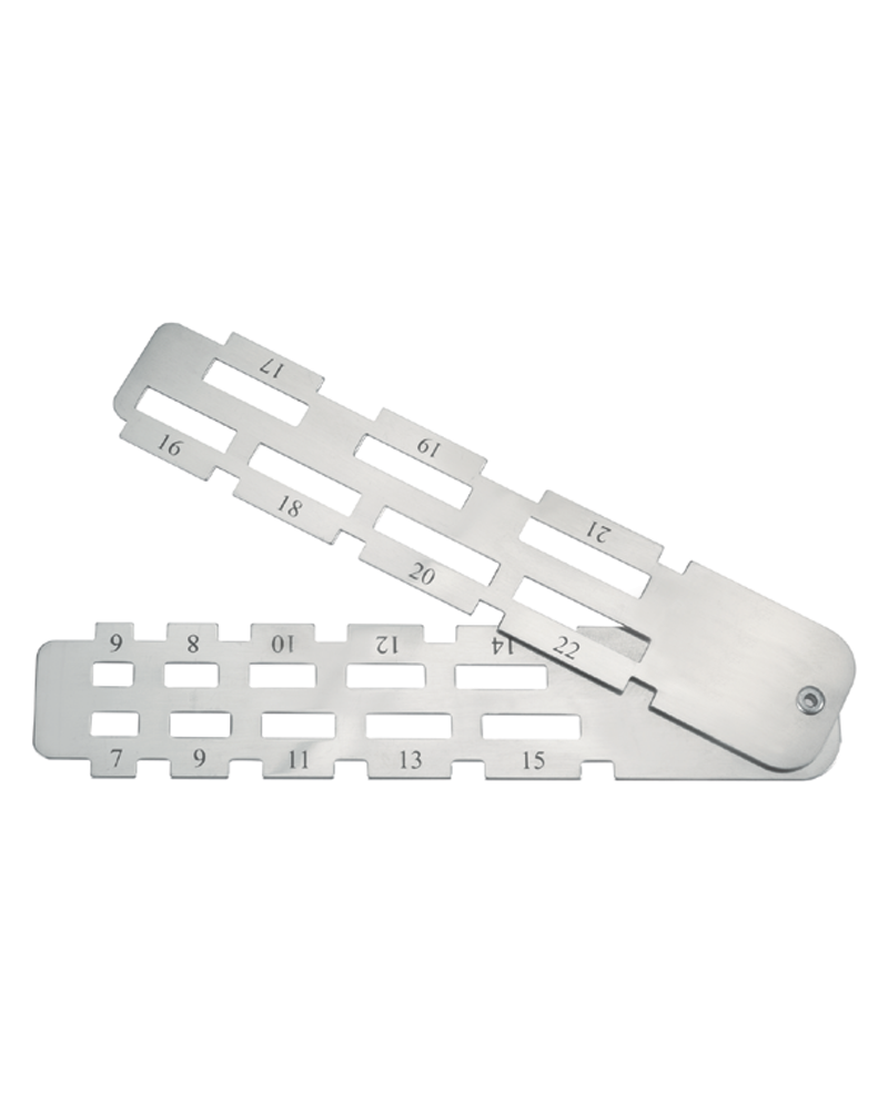 HOROTEC 15.004 / 15.007 - Outils pour mesurer la largeur des bracelets et entrecornes