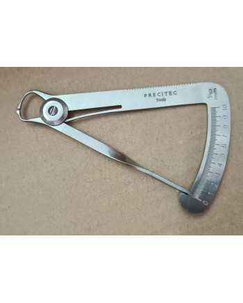 HOROTEC 15.251 - Calibre aux pierres en acier mesure 0 à 10 mm