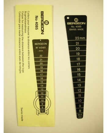BERGEON 4185 - Calibre pour mesurer la distance des entre-cornes en aluminium