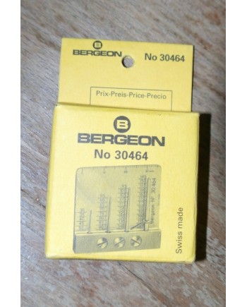 BERGEON 30464 - Jauge pour calibrer les trous d'aiguilles