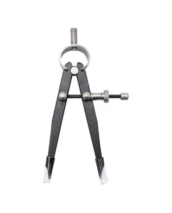 Compas réglable en acier à pointes droites ouvertures 68 / 90 / 125 / 150 mm