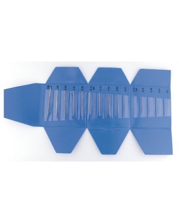 AUGUSTA - Assortiment de forets hélicoïdaux WS 0,30 à 1,00 mm 15 pièces