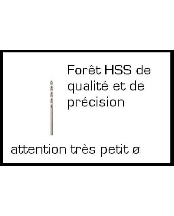Forêt HSS de précision pour perçages minutieux