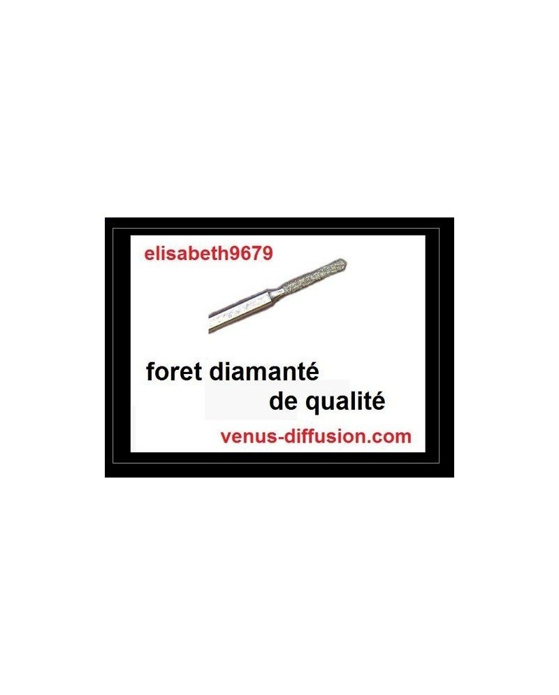 Forêt diamanté de précision pour perçage propre et minutieux