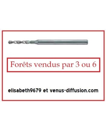 Forêts hélicoïdaux de précision pour perçage en horlogerie, bijouterie et mécanique