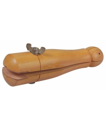 ECO  - Étau à main de bijoutier en bois arrondi avec vis à ailettes
