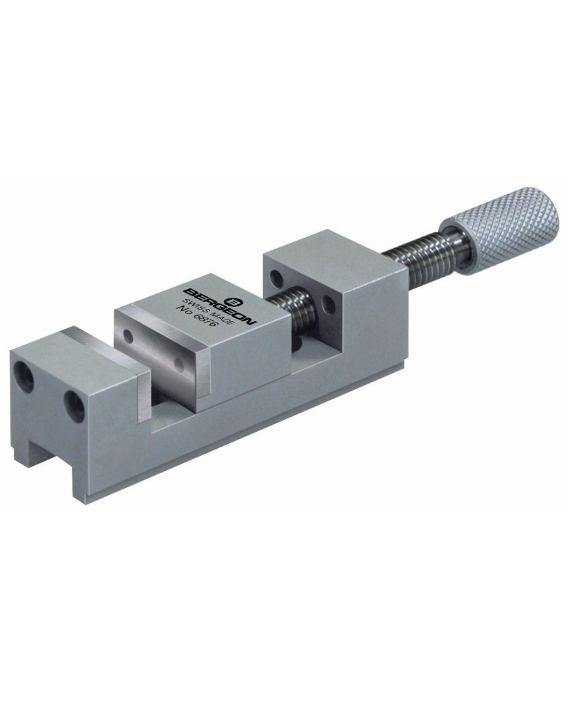 BERGEON 6876 / 6876-D - Mini étau de précision en laiton chromé ouverture 15 mm