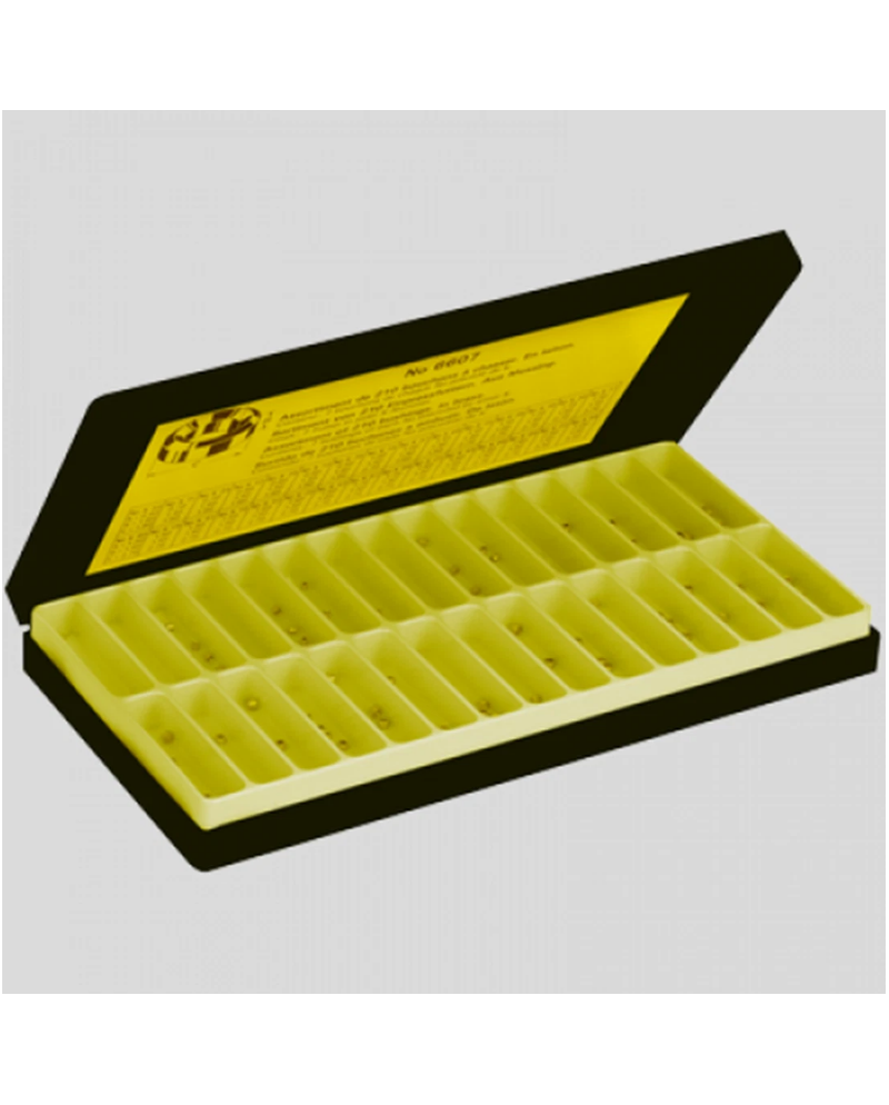 BERGEON 6607 - Assortiment de 210 bouchons