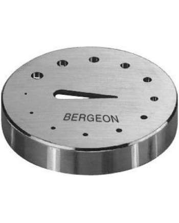 BERGEON 30110 / 30110-D - Plaque à trous Ø 35 mm en acier inox ou Delrin