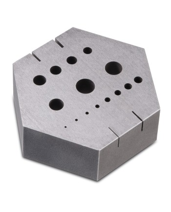 BECO TECHNIC 201930 - Tas en acier trempé hexagonal avec 15 trous