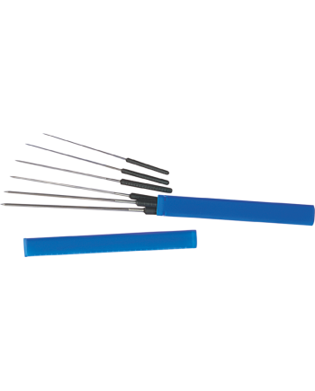 HOROTEC 02.153 / 02.160 - Assortiments de 6 équarrissoirs coniques à 5 pans