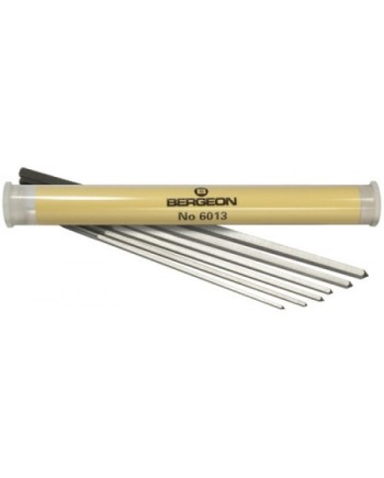 BERGEON 6013 - Assortiment de 6 équarrissoirs grands modèles Ø 2,69 à 5,97 mm