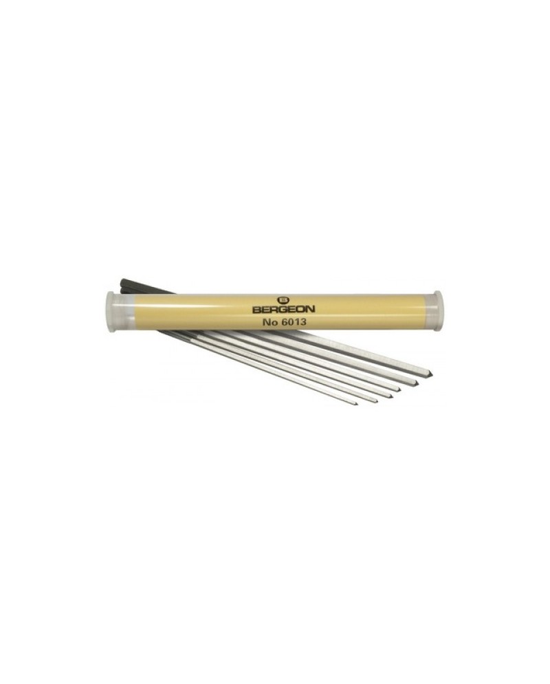 BERGEON 6013 - Assortiment de 6 équarrissoirs grands modèles Ø 2,69 à 5,97 mm