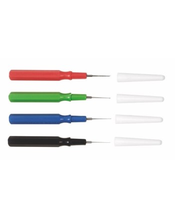 HOROTEC 17.001 - Pique-huile d'horloger avec manche plastique