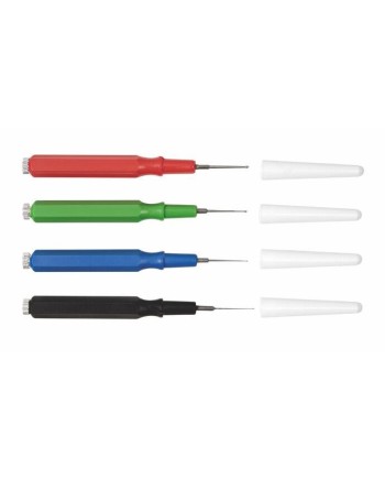HOROTEC 17.002 - Pique-huile avec pointes interchangeables et manche plastique