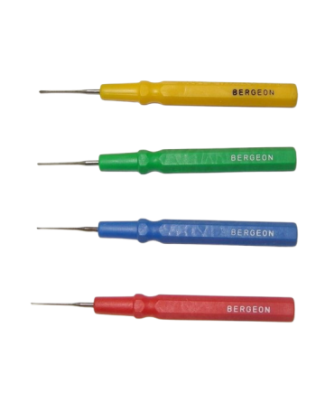 BERGEON 30102 - Pique-huile d'horloger avec manche couleur