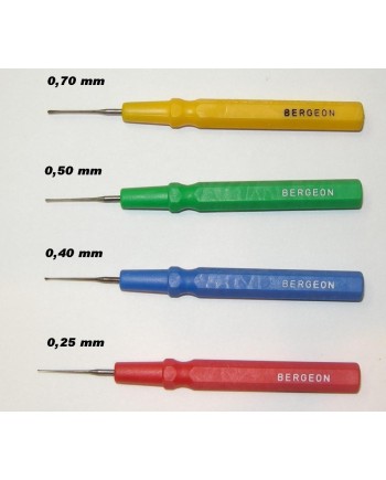 BERGEON 30102 - Pique-huile d'horloger avec manche couleur