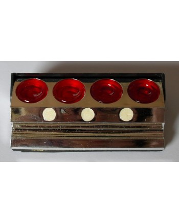 BECO TECHNIC 207760 - Huilier avec 4 godets en verre et couvercle rabattable