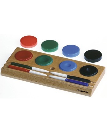 AUGUSTA - Support en bois avec 4 huiliers et 4 pique-huile