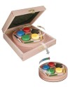 BERGEON 6885-CB - Coffret de 5 huiliers sur socle tournant avec pique-huile