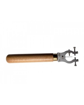 BERGEON 5896 - Huit-chiffre type lyre en laiton avec conserve-pivots empierrés