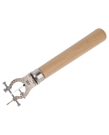 BERGEON 30548 - Huit-chiffre type lyre guilloché en laiton avec conserve-pivots empierrés