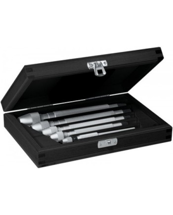 BERGEON 30026-A - Assortiment de 5 mandrins à tête ronde