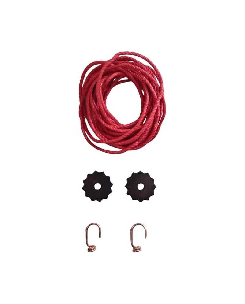 Kit crochets + rondelles + corde pour comtoise