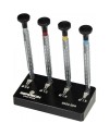 BERGEON 8404-S04 - Assortiment de 4 chasse-aiguilles à tête tournante