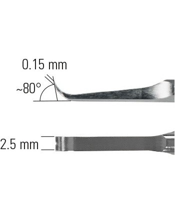 BERGEON 30028 - Paire de leviers pour aiguilles
