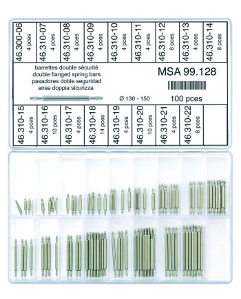 Assortiment de barrettes double sécurité. - HOROTEC