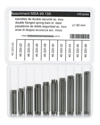 Assortiment de barrettes double sécurité - HOROTEC