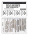 Assortiment de barrettes pour fermoirs - HOROTEC