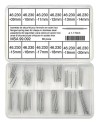 Assortiment de barrettes de sécurité pour fermoirs - HOROTEC
